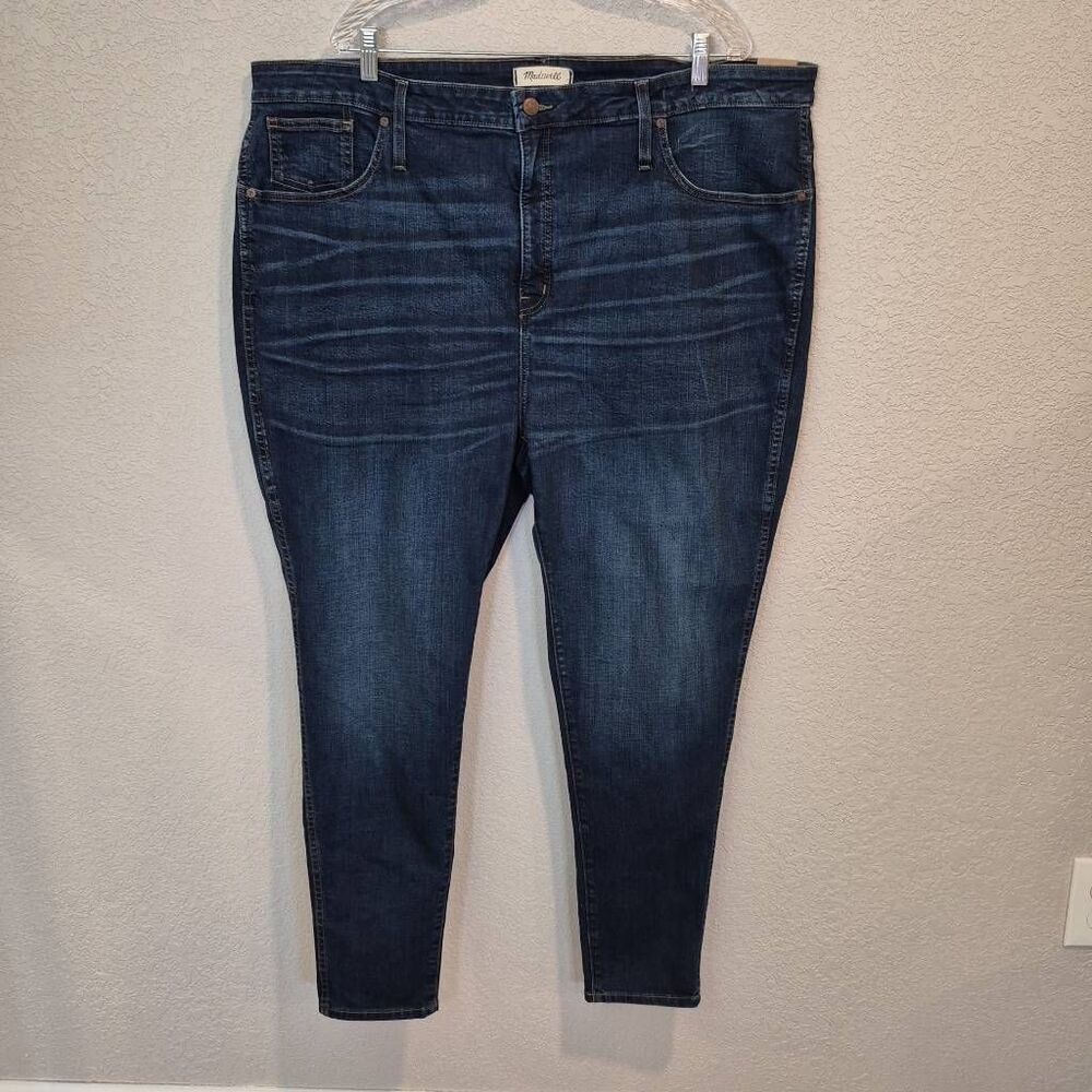 Madewell Women's Plus 10" High Rise Skinny Jeans Size 37 Blue